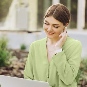 Hama “Freedom Buddy II” Bluetooth® Headphones, TWS, Earbuds, Voice Control, Green