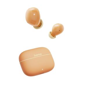 Hama “Freedom Buddy II” Bluetooth® Headphones, TWS, Earbuds, Voice Control, Orange
