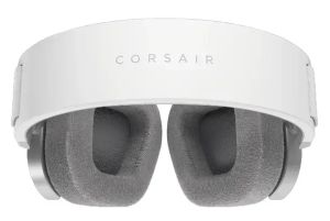 Геймърски слушалки с микрофон Corsair HS80 MAX White безжични и блутут PC/PS5/PS4