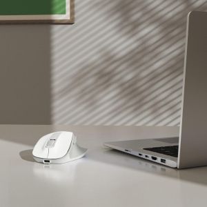 HAMA Безжична оптична мишка WM-500 Recharge, бяла, 6 бут.,800/1200/1600 dpi, безшумна