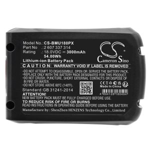 Батерия  акумулаторен трион  BOSCH AdvancedCut 18 1600A005B0 LiIon 18V 3000mAh Cameron Sino