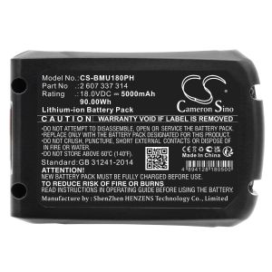 Батерия  акумулаторен трион  BOSCH AdvancedCut 18 1600A005B0 LiIon 18V 5000mAh Cameron Sino