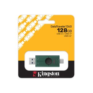 USB памет KINGSTON DataTraveler Duo G2, 128GB USB-C + USB-A 3.2 Gen 1