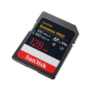 SanDisk Карта памет Extreme Pro SDXC 128GB 300MB/s & 300Mb/s Class 10 V90 UHS-II