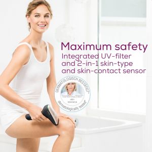 Фотоепилатор Beurer IPL 8800 Velvet Skin Pro Hair-remover, battery powered, Auto flash, 4.5 cm2, 1 attachment 2 cm2, 600 000 pulses, safe skin sensor, UV filter, 6 energy levels, black