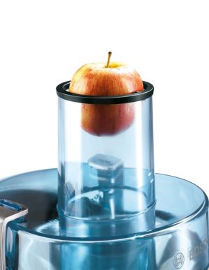 Сокоизстисквачка Bosch MES3500, Centrifugal juicer 700 W, 2 speeds, 2 lt pulp container, 1.25 ltr juice container & foam separator, XL feeding tube (73 mm), ceramic knife, s/s sieve, s/s body, die-cast aluminum clamps, juice outlet with drip-stop and made