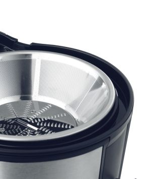 Сокоизстисквачка Bosch MES3500, Centrifugal juicer 700 W, 2 speeds, 2 lt pulp container, 1.25 ltr juice container & foam separator, XL feeding tube (73 mm), ceramic knife, s/s sieve, s/s body, die-cast aluminum clamps, juice outlet with drip-stop and made