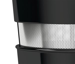 Сокоизстисквачка Bosch MESM500W, Slow juicer VitaExtract 150 W, 55 rpm, 1 speed + reverse function, tritan screw, MixControl lever, juice container 1 l, pulp container 1,3l, 2 filters (fine, coarse), white / black