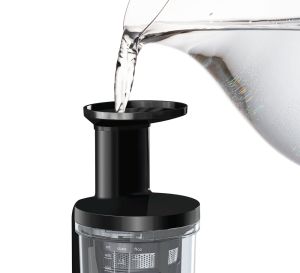 Сокоизстисквачка Bosch MESM500W, Slow juicer VitaExtract 150 W, 55 rpm, 1 speed + reverse function, tritan screw, MixControl lever, juice container 1 l, pulp container 1,3l, 2 filters (fine, coarse), white / black