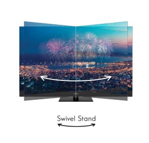 Телевизор Thomson Smart QLED Plus TV 65"; Google TV; 3840 x 2160 (4K UHD), QLED, 4000:1, 60 Hz, DVB-T/T2/C/S/S2, HDR10, Wi-Fi, Bluetooth, LAN, HDMI 2 (2.0) + 2 (2.1), USB 2 (2.0) + 1 (3.0),Built-in Front Speakers, Central Swivel Stand, Black