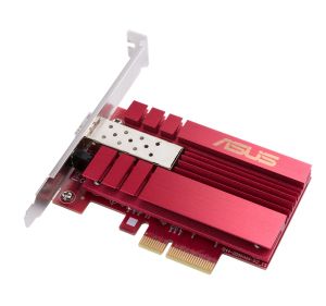 Адаптер Asus PCIe Adapter, XG-C100F, 10GBase-T PCIe SPF+ port for Optical Fiber Transmission and DAC cable, Built-in QoS technology
