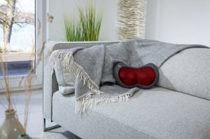 Масажор Beurer MG 149 Shiatsu Massage Cushion; for shoulders, neck, back and legs, removable cover machine washable 30 °, 4 massage heads rotating in pairs, light and heat