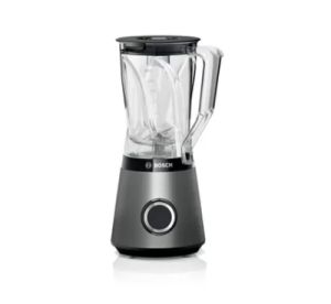 Блендер Bosch MMB6141S, VitaPower Blender, 1200 W, Tritan blender jug 1.5l, Two speed settings and pulse function, ProEdge stainless steel blades made in Solingen, Silver
