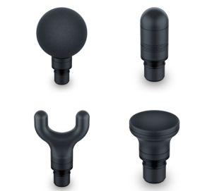 Масажор Beurer MG 99 deep tissue massager, 5 intensity levels, 4 massage attachments, Lithium-ion battery up to 5h of use, storage case