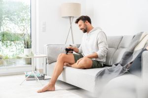 Масажор Beurer MG 79 SENSITIVE Deep tissue massager- 3 intensity levels, 3 massage attachments, Lithium-ion battery life   up to 3h, LED lights, storage bag