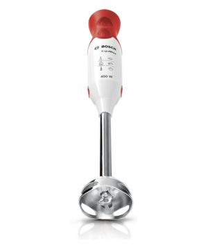 Пасатор Bosch MSM64110, Blender, 450 W, Included transparent jug, White, red