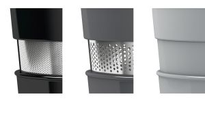 Сокоизстисквачка Bosch MESM731M, Slow juicer VitaExtract 150 W, 55 rpm, 1 speed + reverse function, tritan screw, MixControl lever, juice container 1 l, pulp container 1,3l, 3 filters (fine, coarse and sorbet), black / brushed s/s